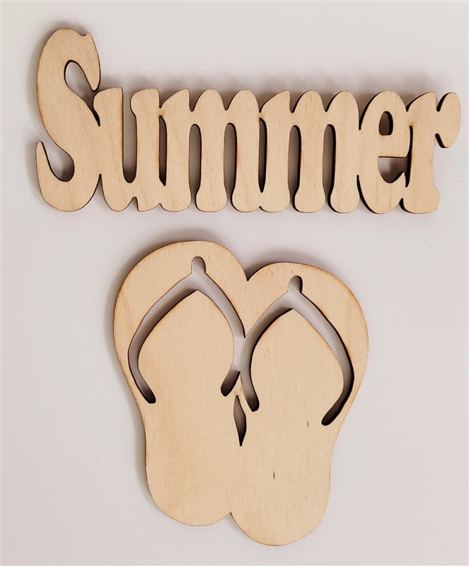 Clear Scraps - Summer Flipflop