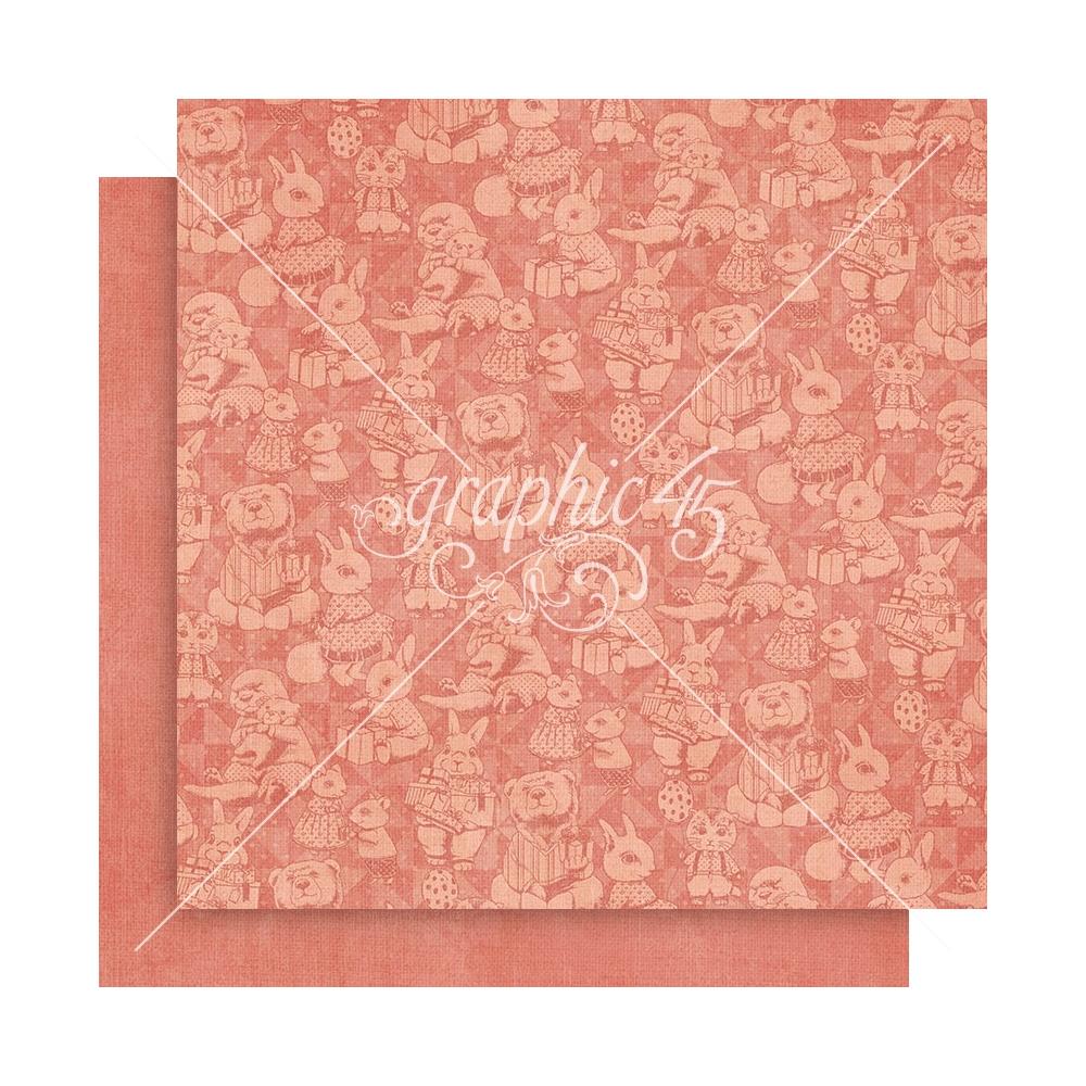 Graphic 45 - 12x12 Patterns & Solids Pack - Hip Hip Hooray!