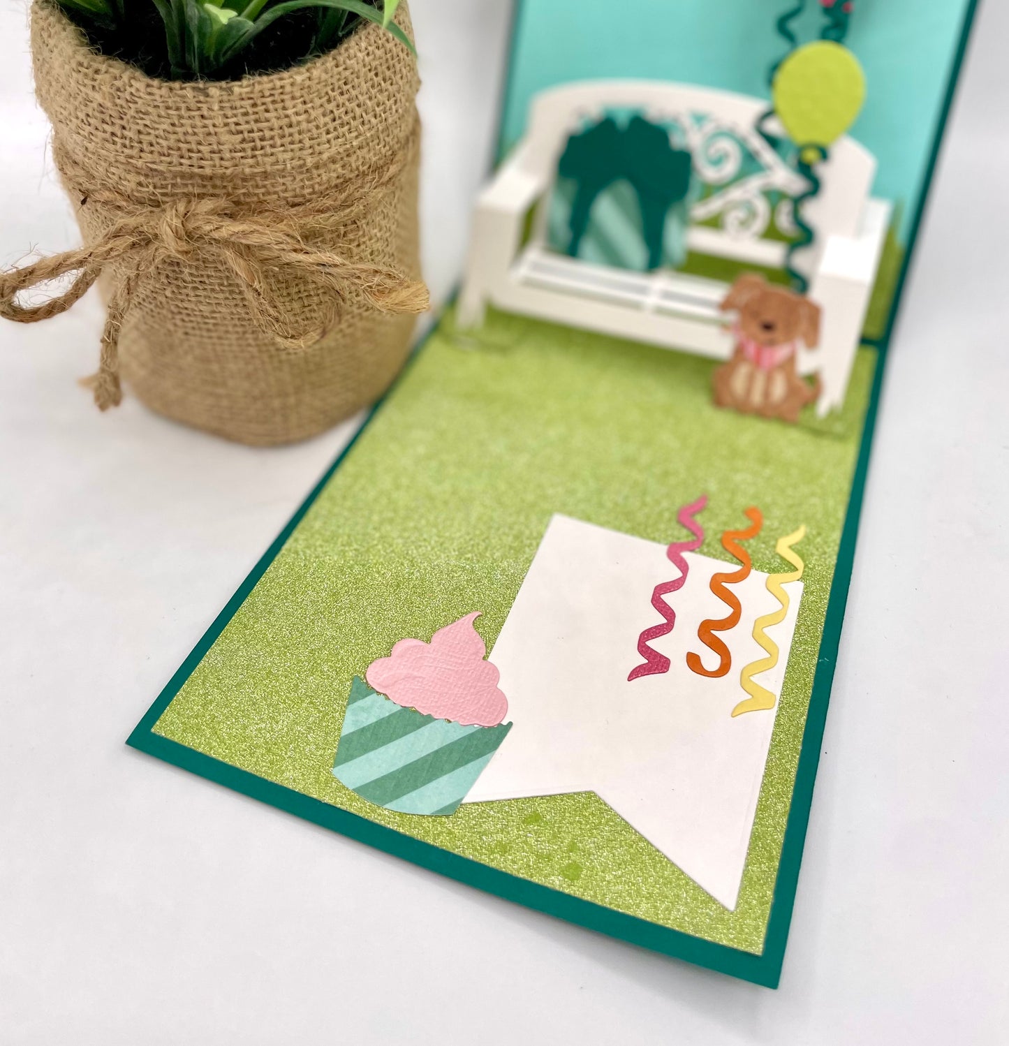 Scrapp’n Savvy - Card Kits - Birthday Bench Card