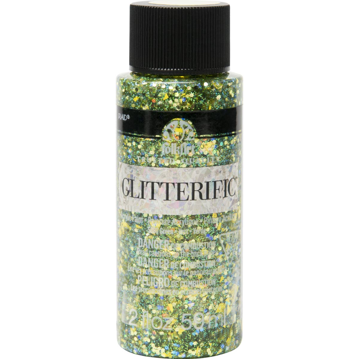 FolkArt - Glitterific Acrylic Paint - Green