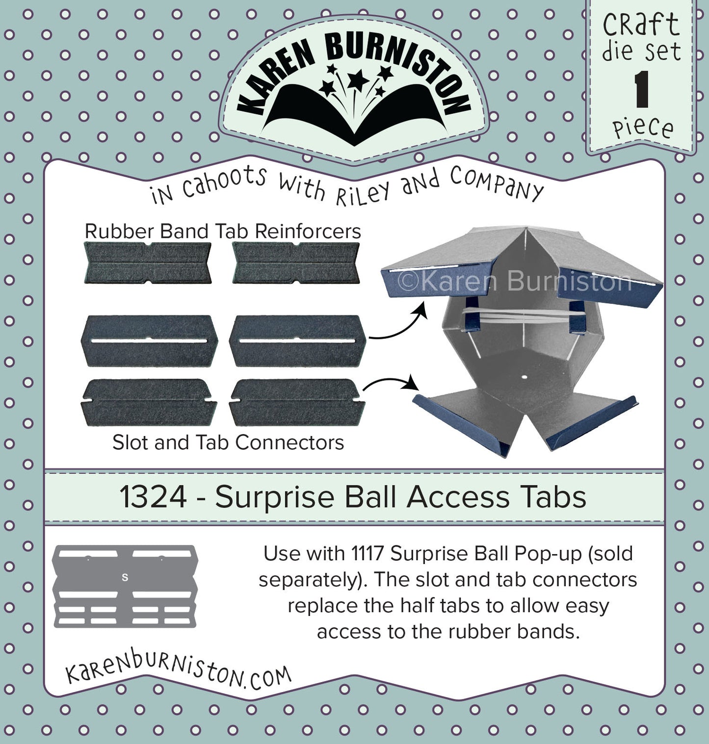 1324 Karen Burniston - Surprise Ball Access Tabs