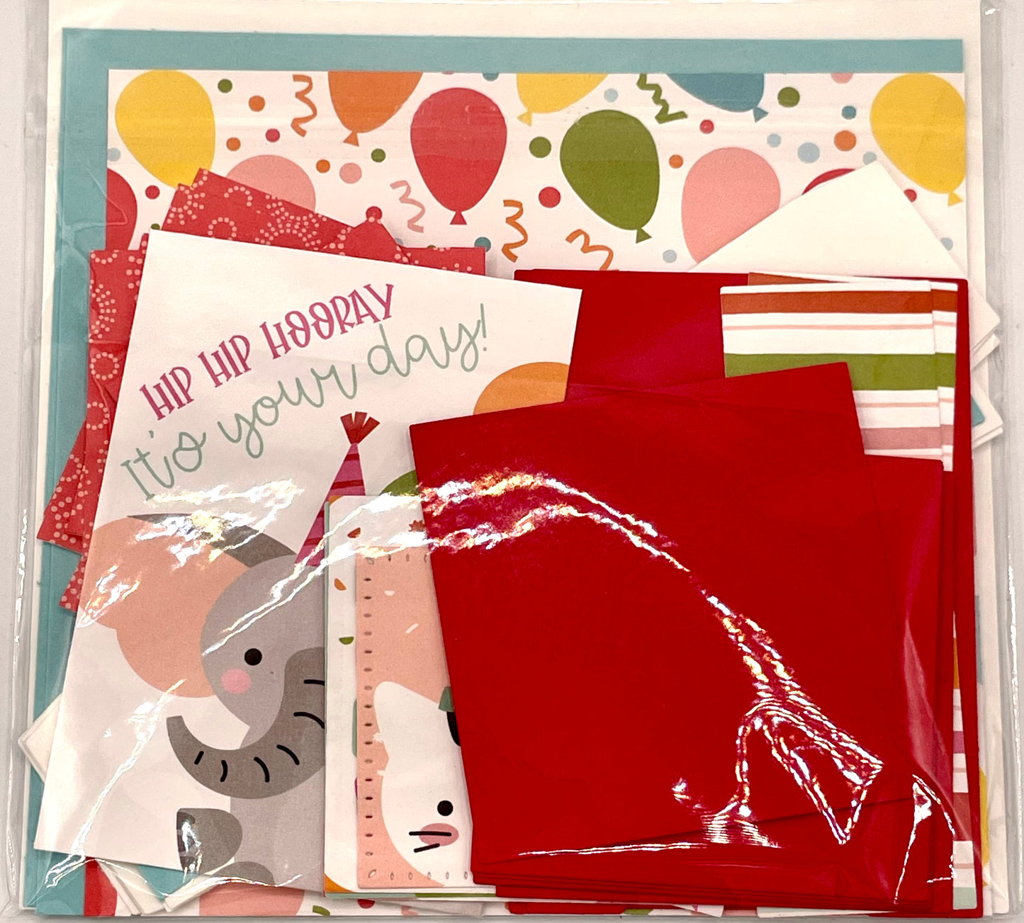 Scrapp’n Savvy - Card Kits - Waterfall Pull Birthday Card