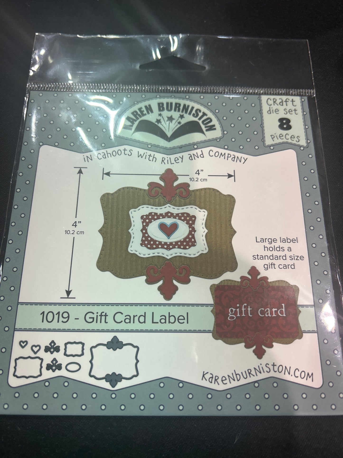 Karen Burniston-1019 Gift Card Label
