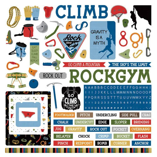 Photo Play - Rock Climbing - 12x12 Collection Pack