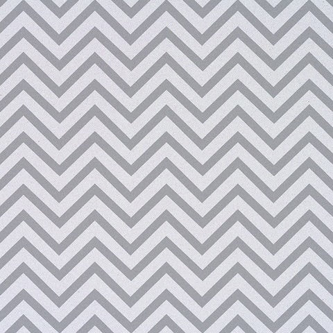 American Crafts - POW! Glitter Paper - Black Chevron