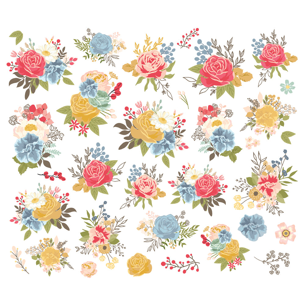 Simple Stories - Floral Bits - Front Porch