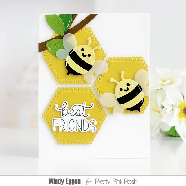 Pretty Pink Posh - Die Set - Stitched Bugs