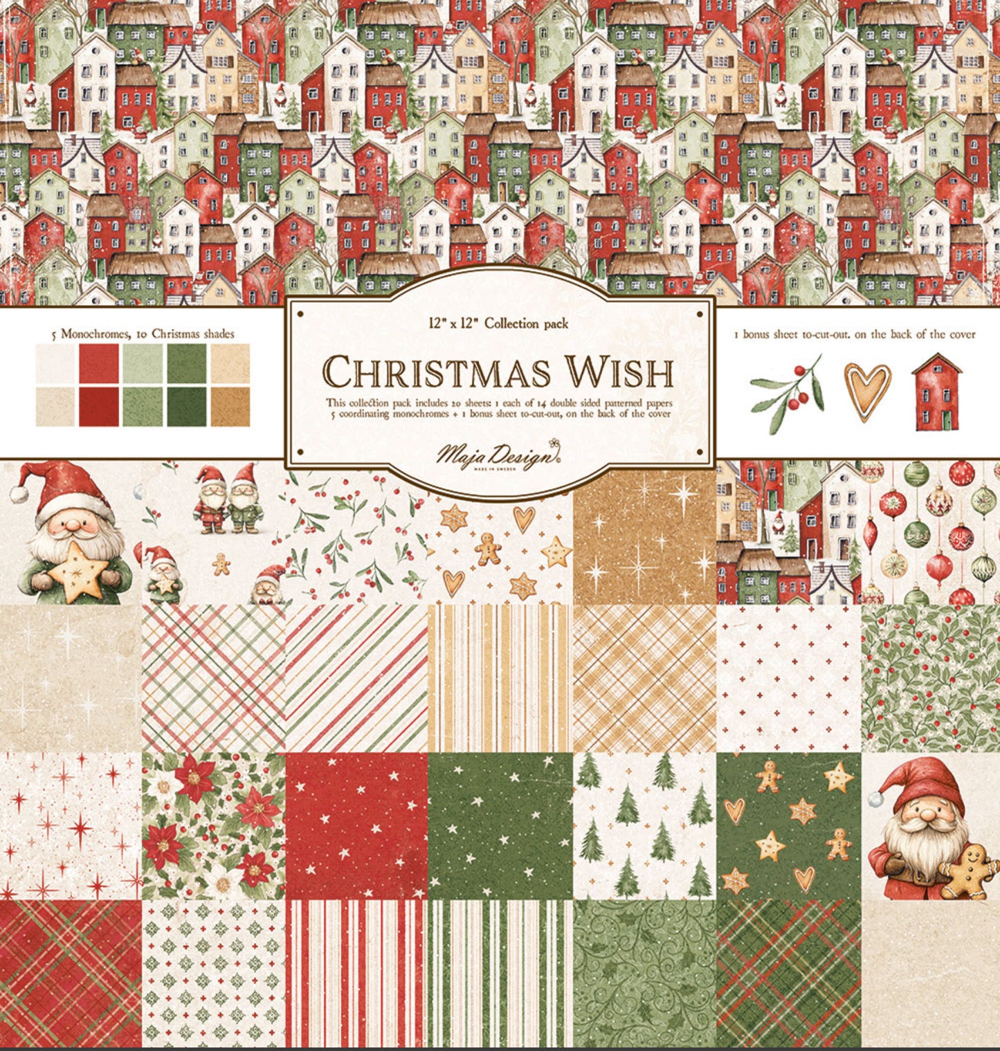 Maja Design - 12x12 Collection Pack - Christmas Wish