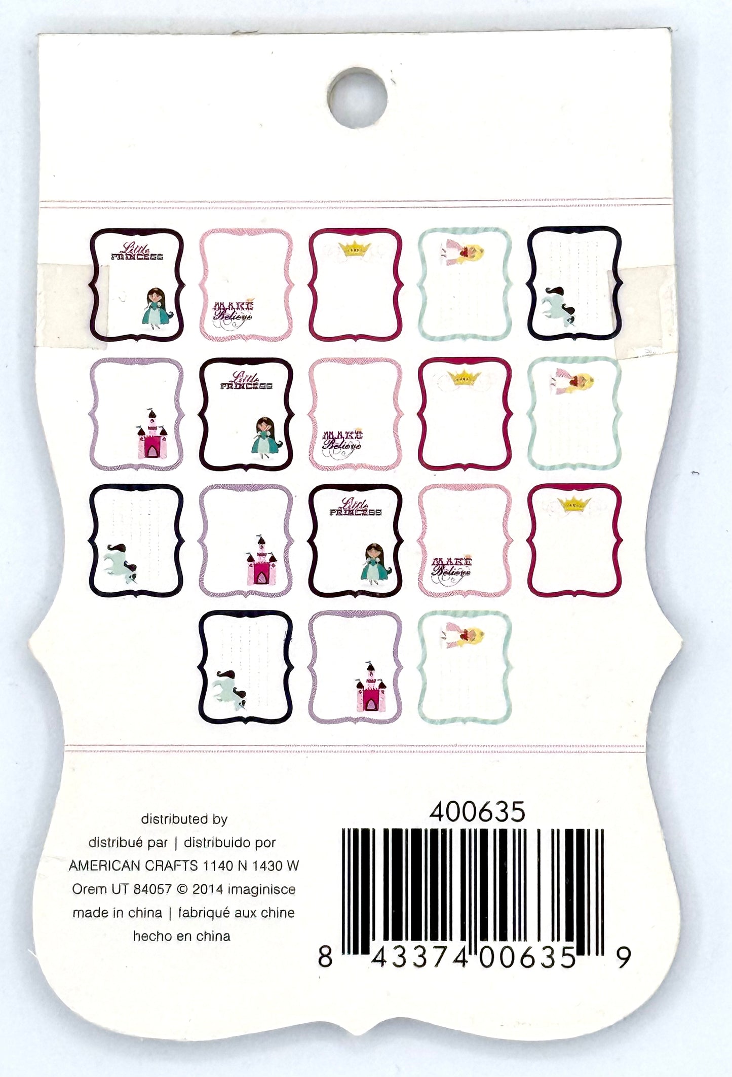 Imaginisce - Die Cut Tags - Little Princess