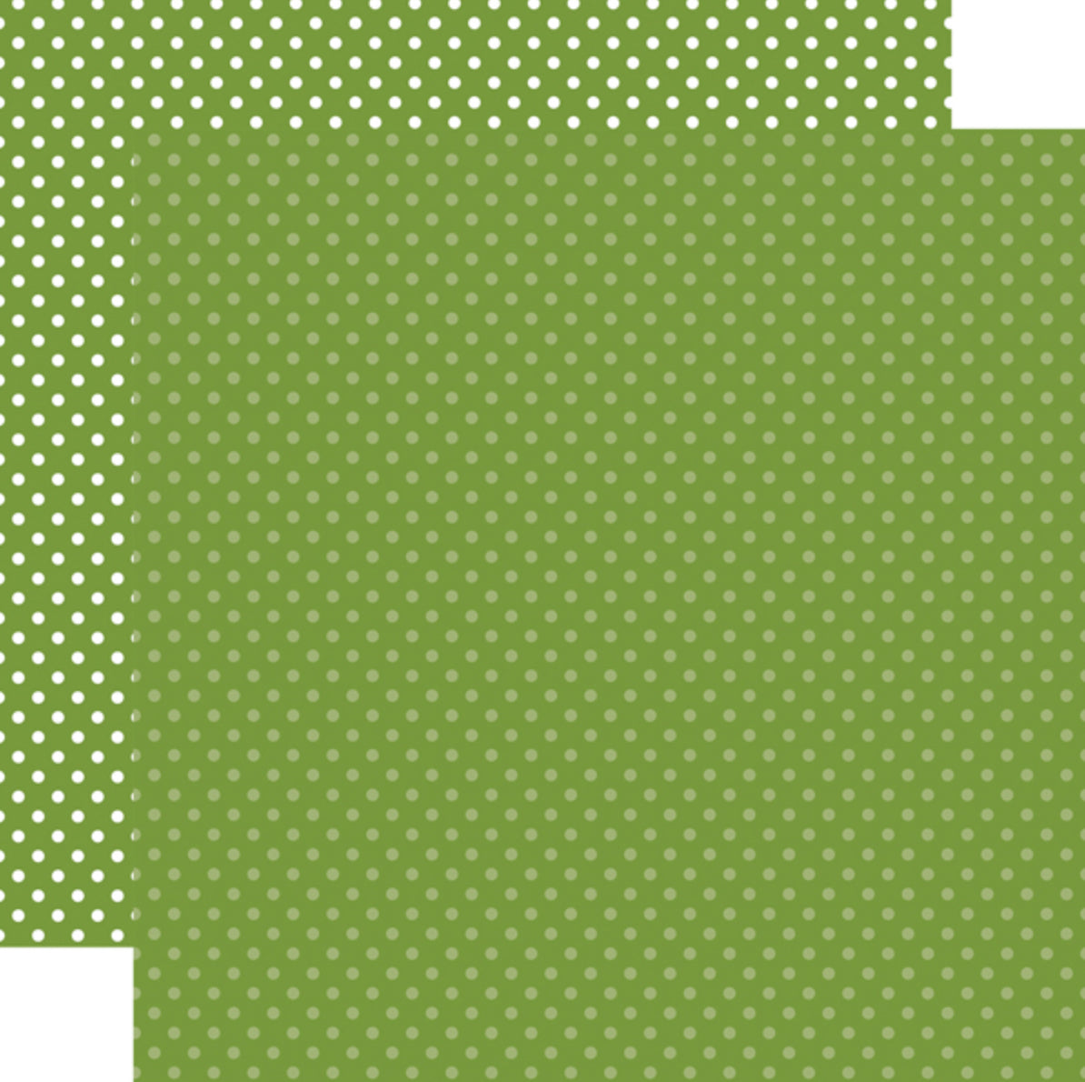 Echo Park - Dots & Stripes - Leaf Green