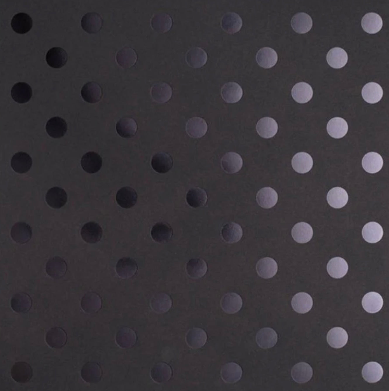 Bazzill Basics - 12x12 Foil Dot - Licorice Twist