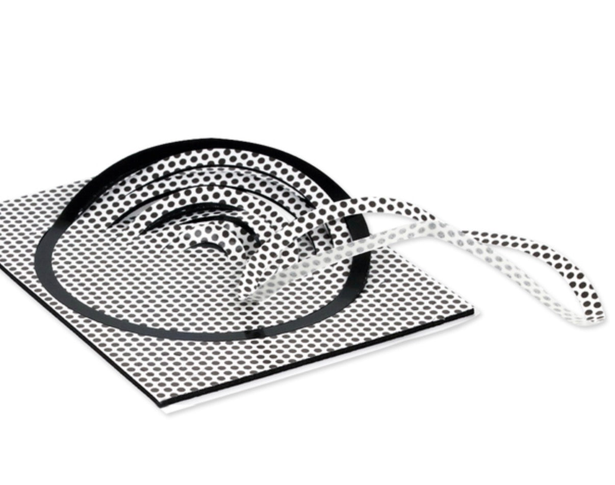 Scrapbook Adhesives - 3D Foam Circle Frames - Permanent Black