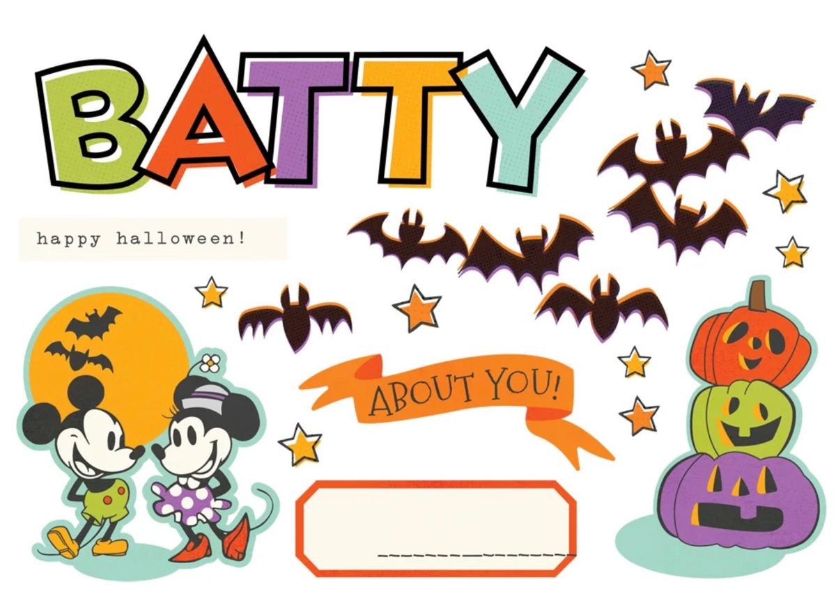 Simple Stories - Page Pieces - Say Cheese Classic Mouse Halloween