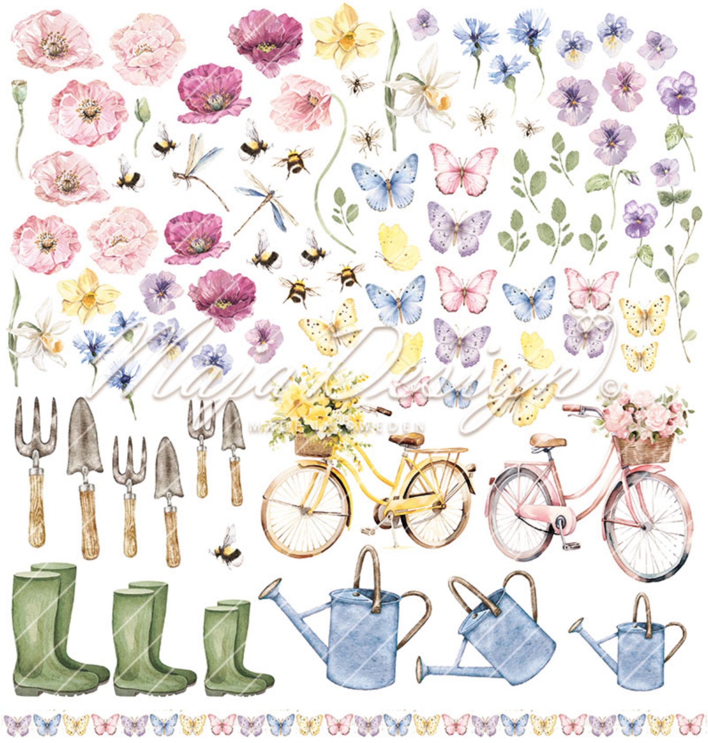 Maja Design - 12x12 Collection Pack - Spring Garden