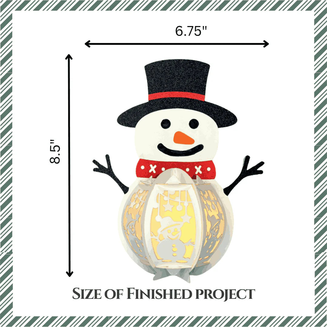 CrafTreat - DIY Lantern - Snowman