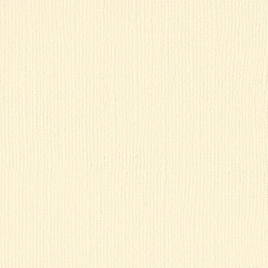 12x12 Bazzill Basics Paper - Cream Puff
