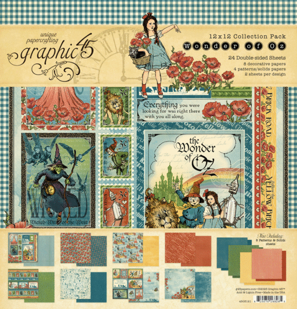 Graphic 45 - Wonder of Oz - 12x12 Collection Kit