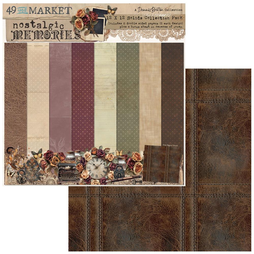 49 & Market - Nostalgic Memories - 12x12 Solids Collection Pack