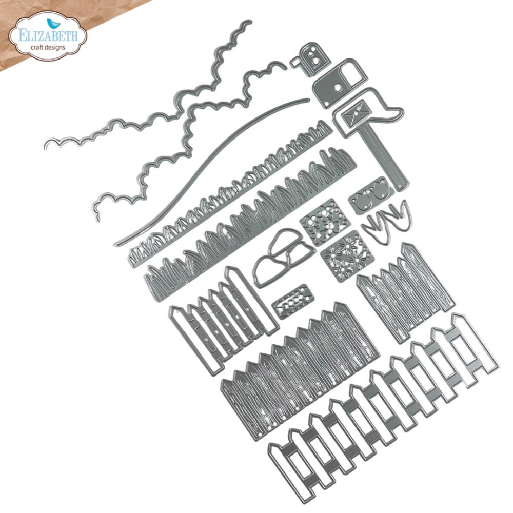 Elizabeth Craft Designs - Steel Dies - Garden Edges and Fence