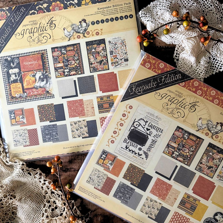 Graphic 45 - Keepsake Kit with Exclusive Metal Die Set