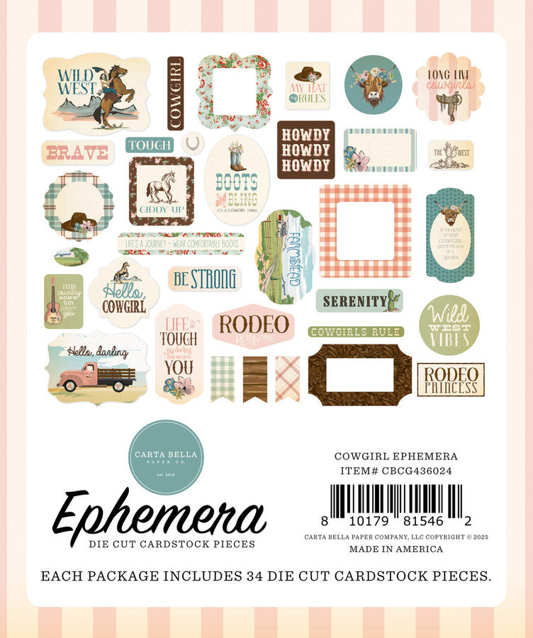 Carta Bella - Cowgirl - 12x12 Collection Kit