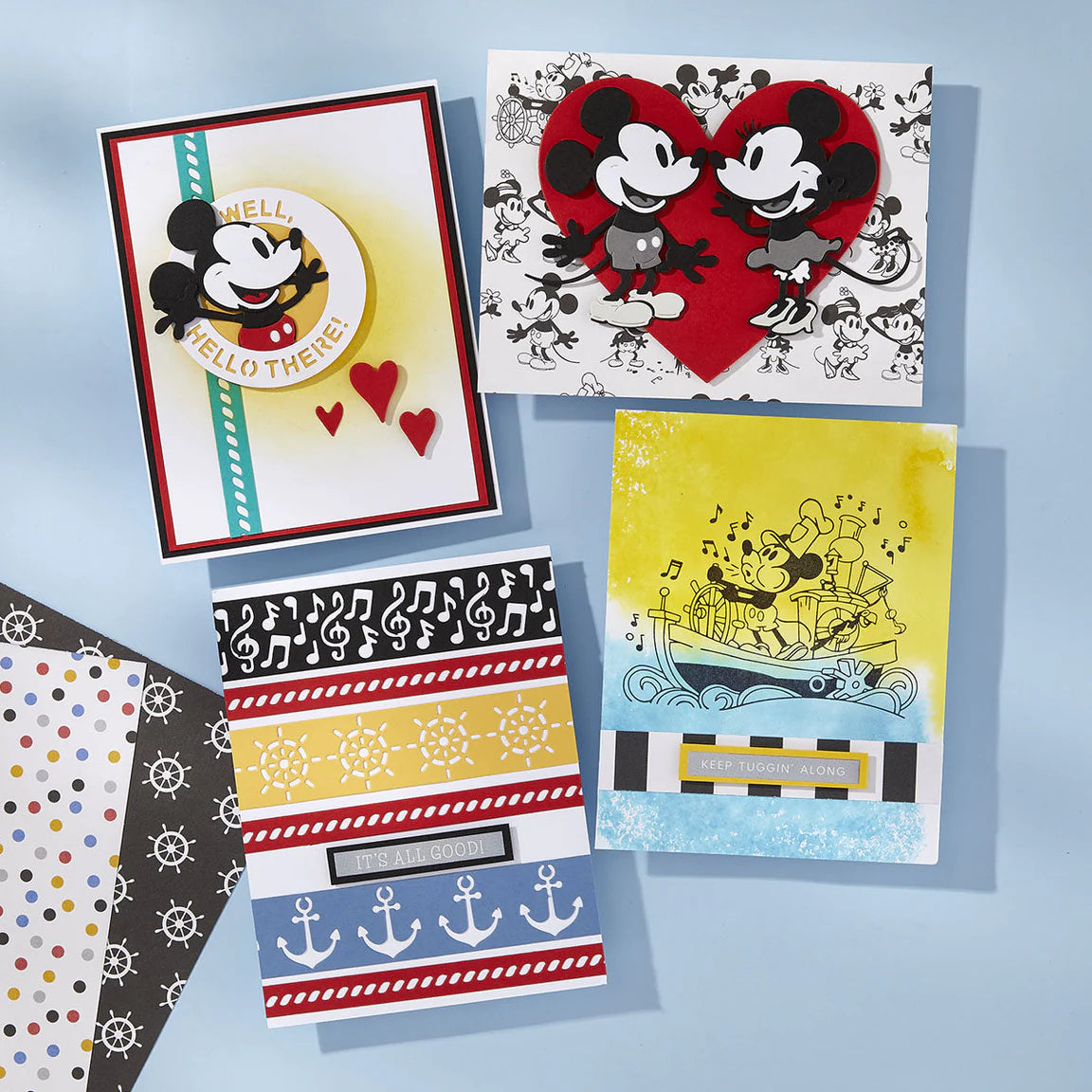 Spellbinders - Cutting Dies - Classic Mouse Flags & Banners