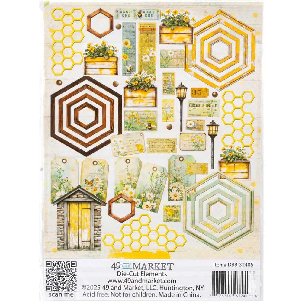 49 & Market - Die-cut Elements - Botanical Buzz