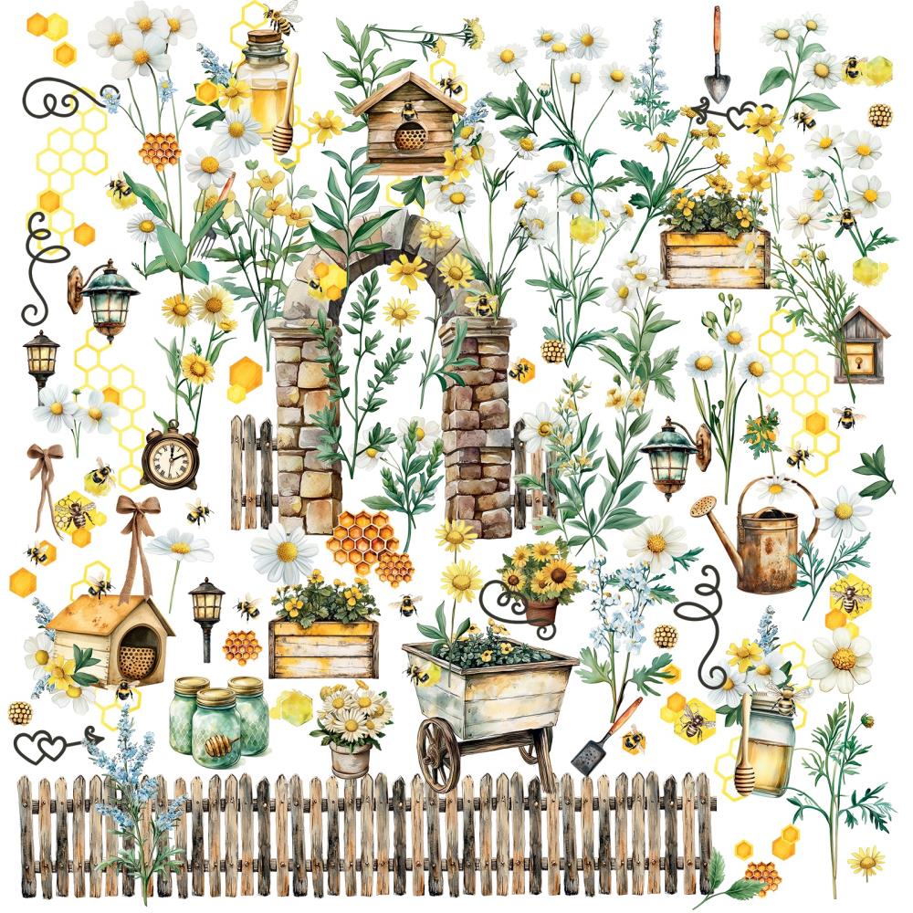49 & Market - Laser Cut Elements - Botanical Buzz