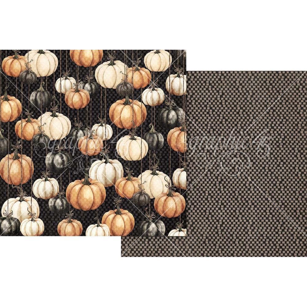 Graphic 45 - Ghostly Greetings - Hanging Pumpkins