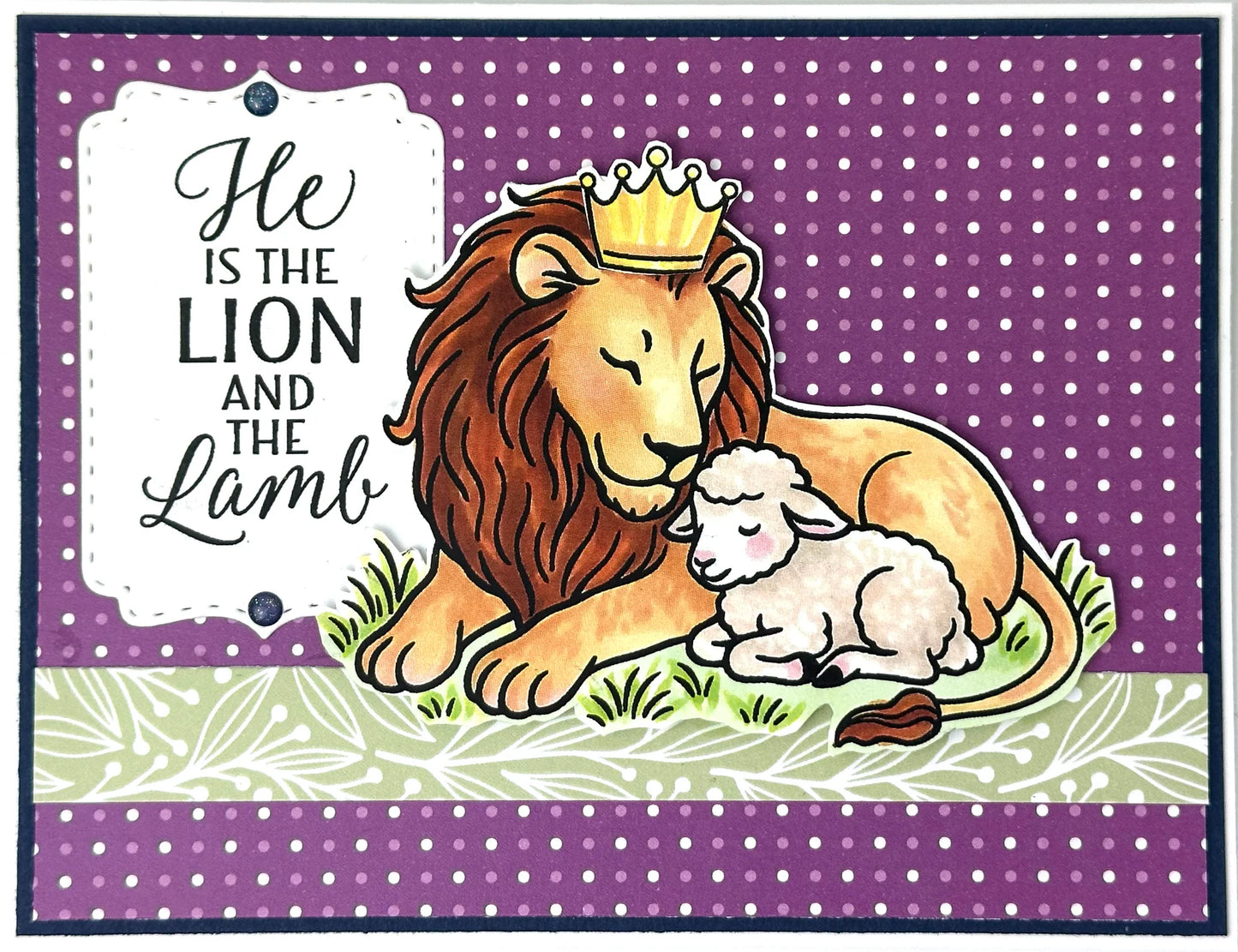 Dare 2B Artzy - Clear Stamps - Lion and the Lamb