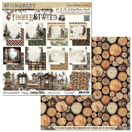 49 & Market - Timber & Tweed - 12x12 Collection Pack