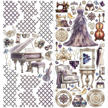 49 & Market - Plume & Petal - Laser Cut Elements Set