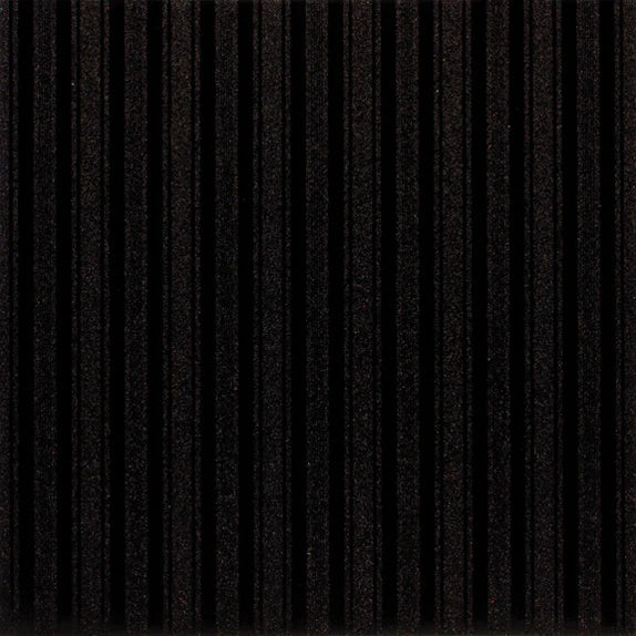American Crafts - 12x12 Glitter Stripe Black