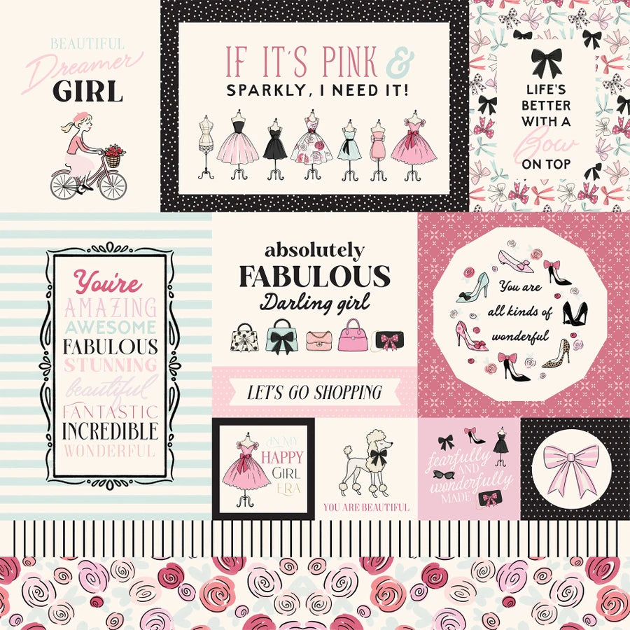 Carta Bella - French Girl - Multi Journaling Cards