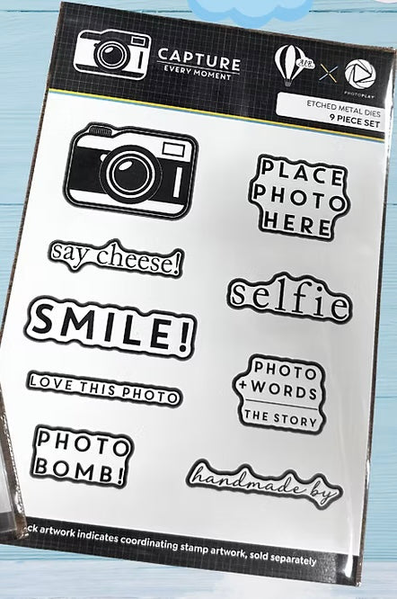 PhotoPlay- Air Exclusive - Capture Every Moment - Photopolymer Stamps + Die Bundle
