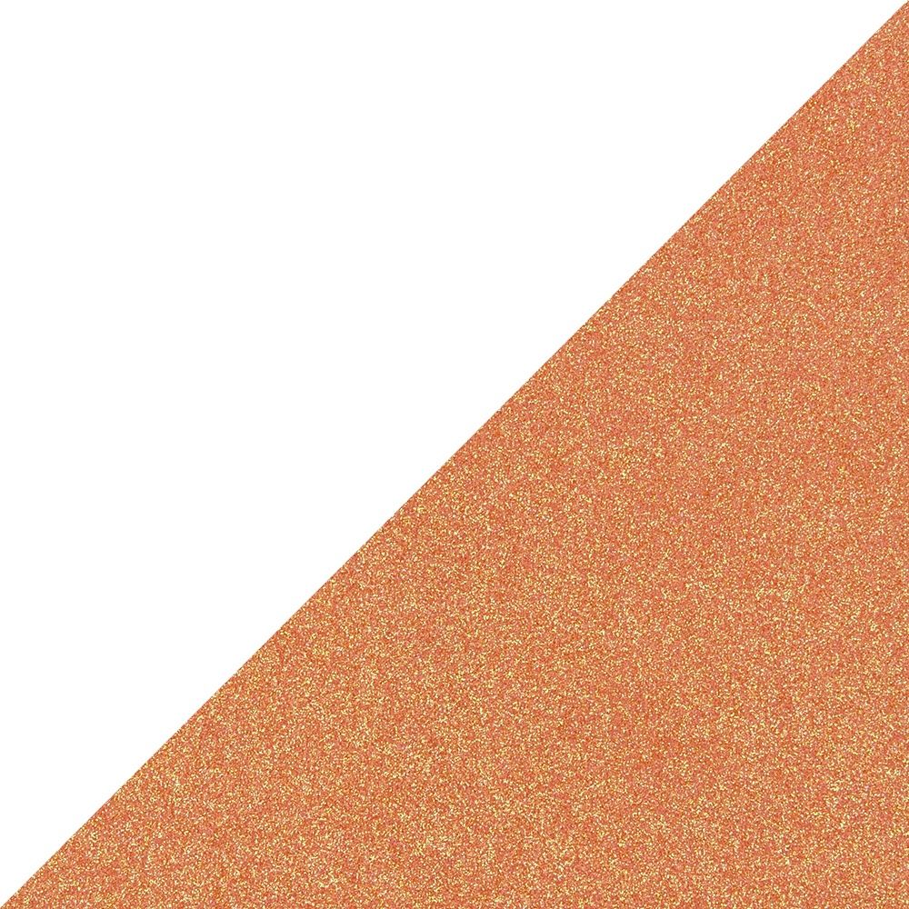Craft Perfect - Glitter Card - Sugared Coral