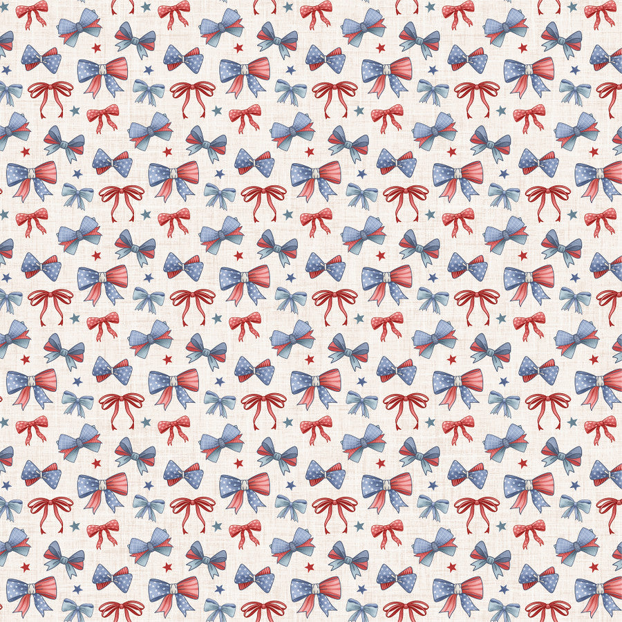Echo Park - Yankee Doodle - Red White and Blue Bows