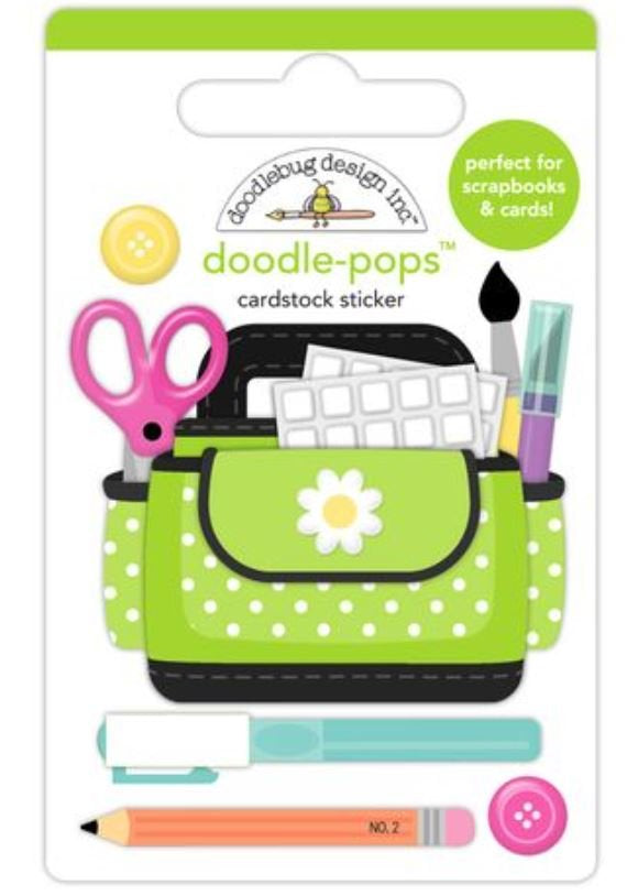 Doodlebug - Doodle-pops Cardstock Stickers - Crafty Girl