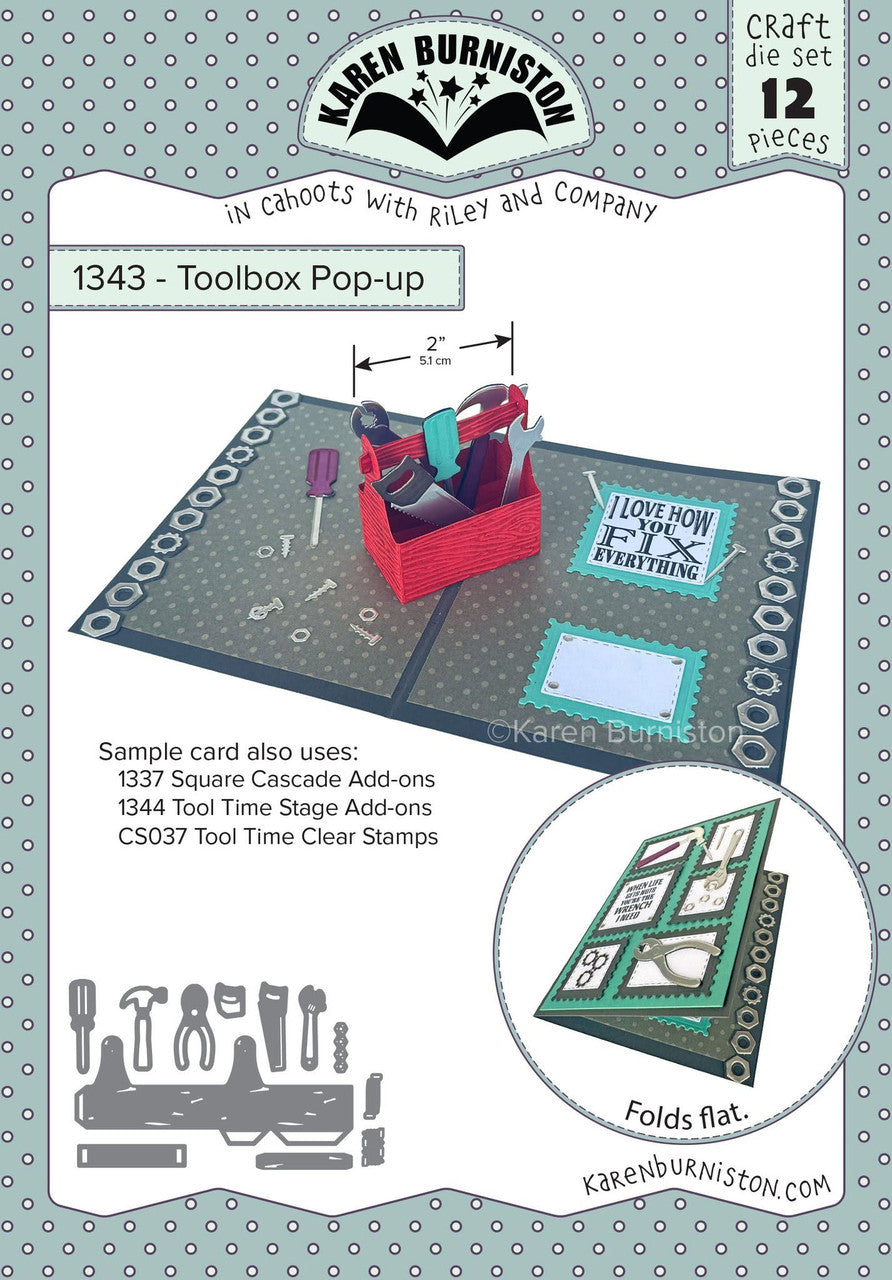 Karen Burniston - 1343 Toolbox Pop-up