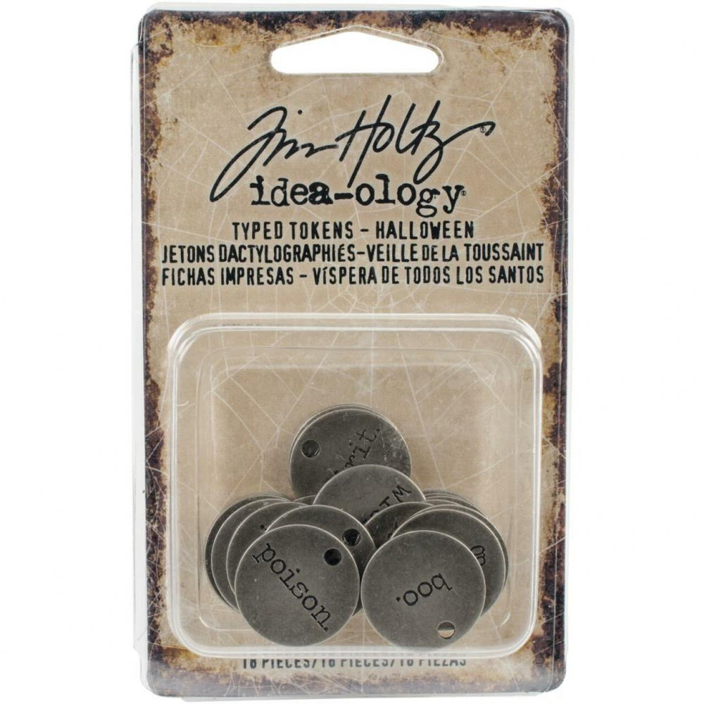 Tim Holtz - Typed Tokens - Halloween