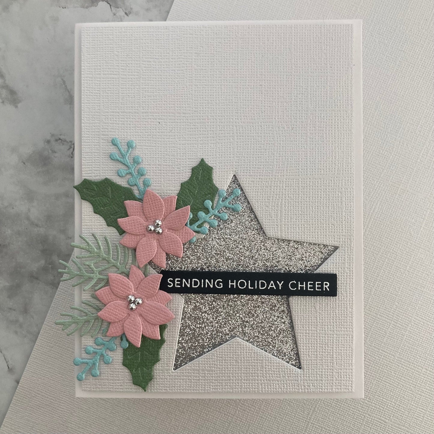 Encore 12x12 Cardstock - Shimmer Textured - Milky Way