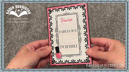 Karen Burniston - Card Kits - Dolled Up Pop-up Card