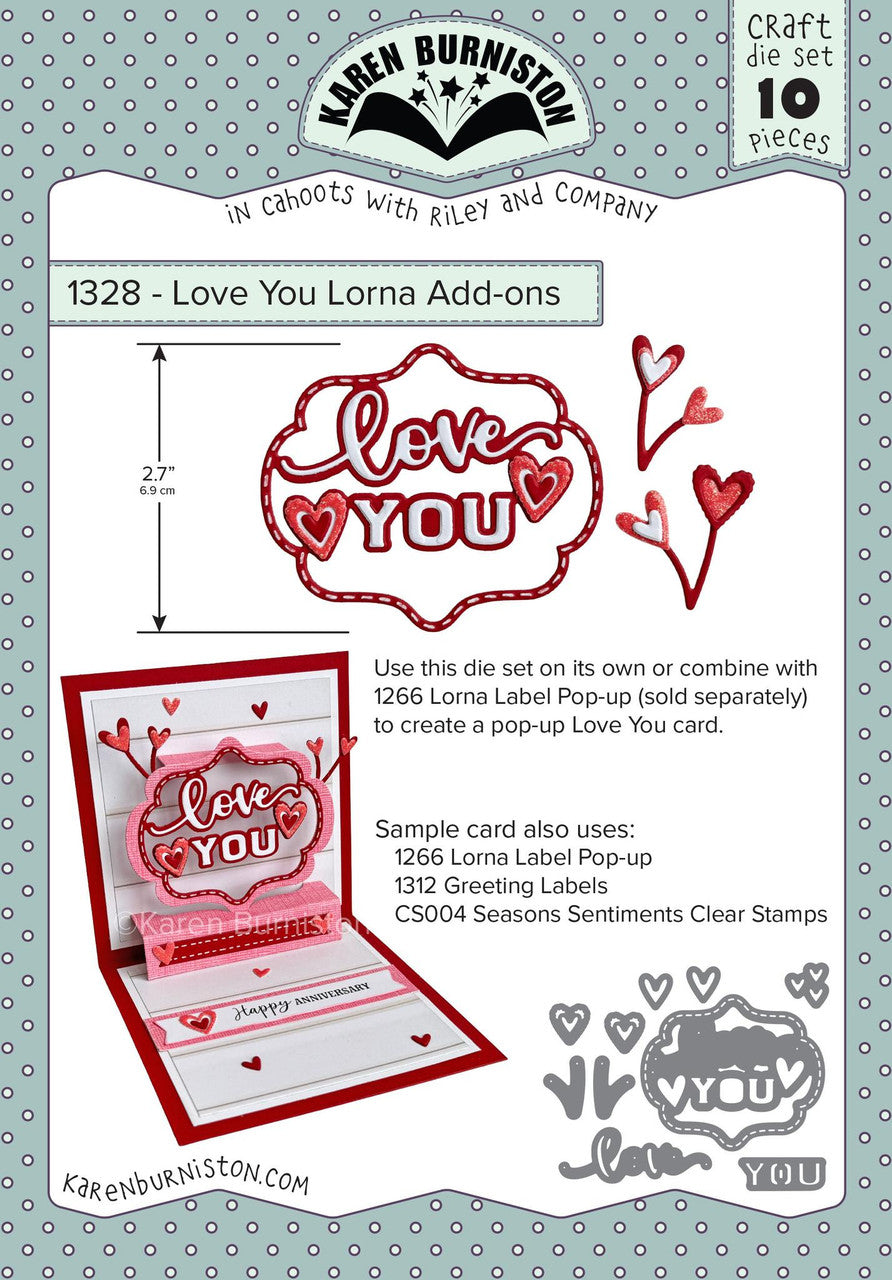 Karen Burniston - 1328 Love You Lorna Add-ons
