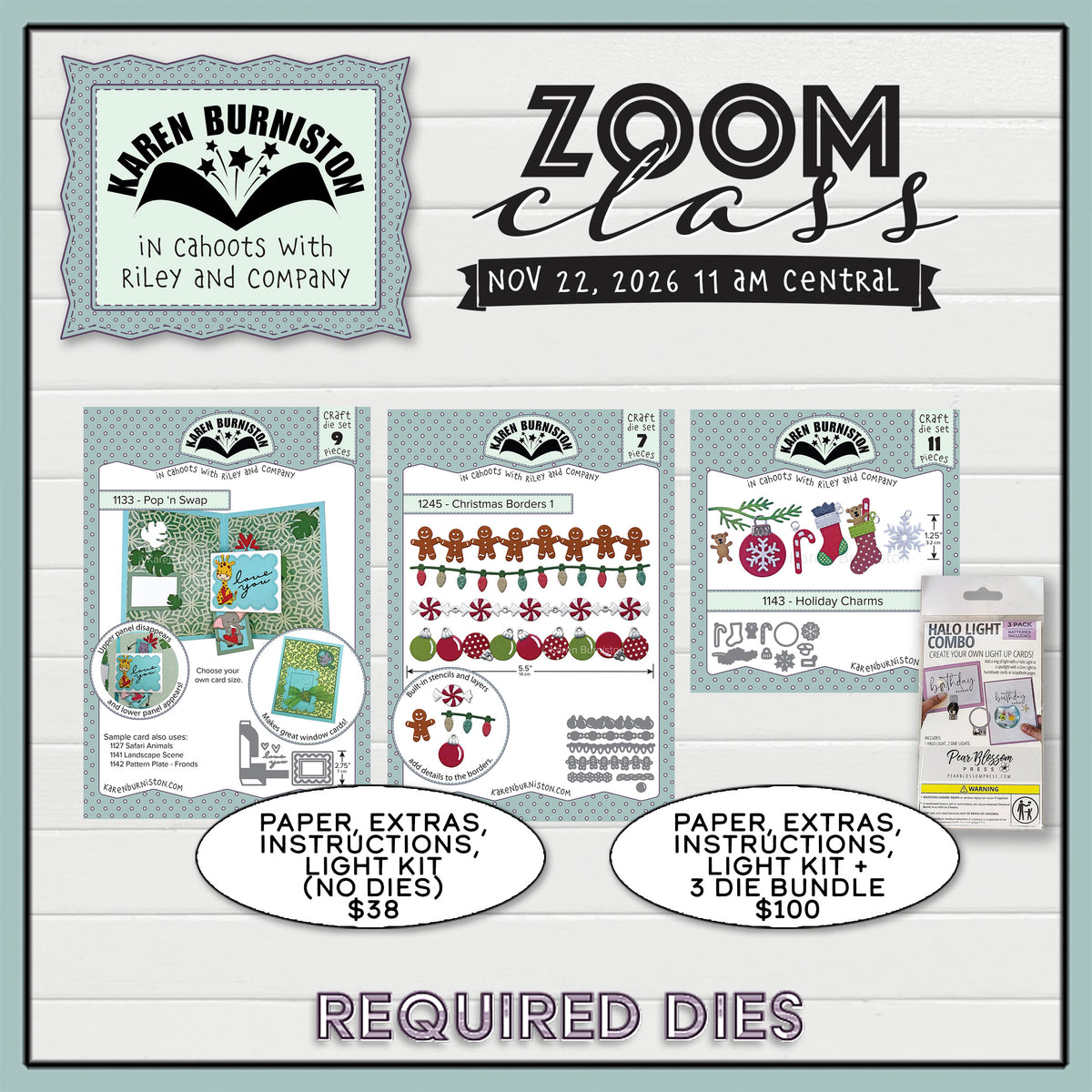 Karen Burniston - November 2026 - Zoom Class