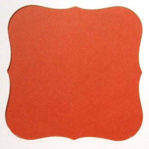 The Paper Cut - Tangy Orange - 12x12