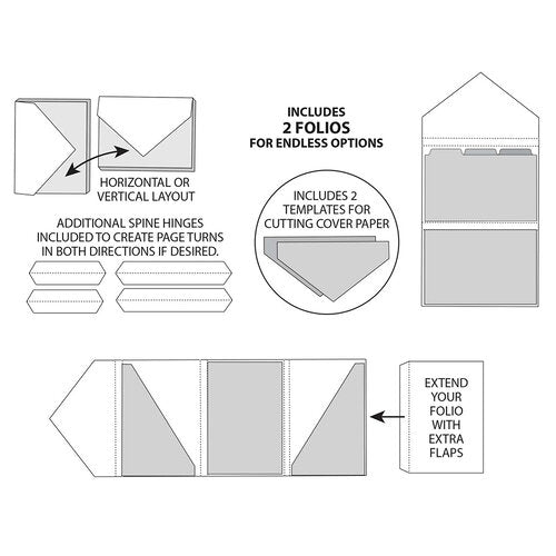 49 & Market - Foundations - Black 4x6 Envelope Folio Set