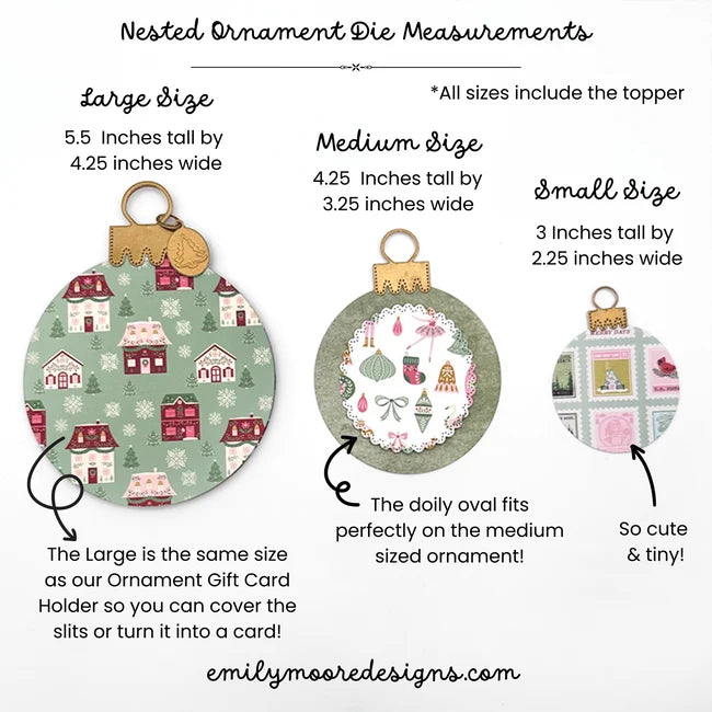 Emily Moore - Ornament Nested Die Set