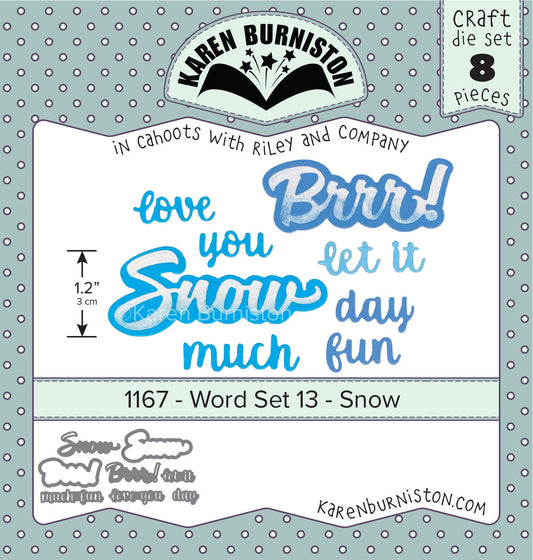 1167 Karen Burniston - Word Set 13 - Snow