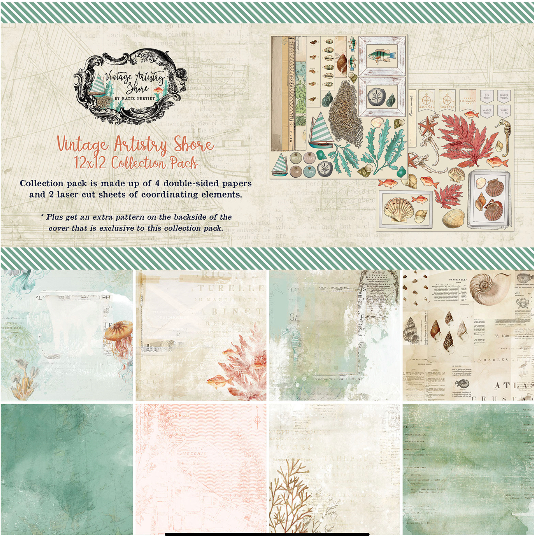 49 & Market Vintage Artistry Shore Collection Pack – Scrapp'n Savvy
