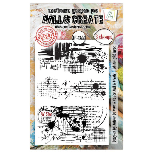 AALL & Create - Polymer Clear Stamp Set - Midnight Arcs